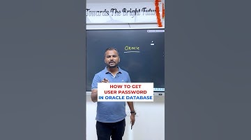 How to get user password in Oracle database  | Learnomate Technologies