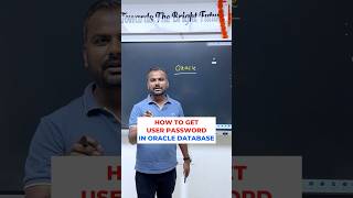How to get user password in Oracle database  | Learnomate Technologies