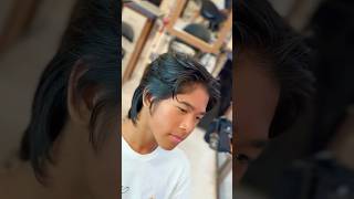 Finally cut off his 5-year-old hair😳 #shorts #barber #haircut #hairstyle