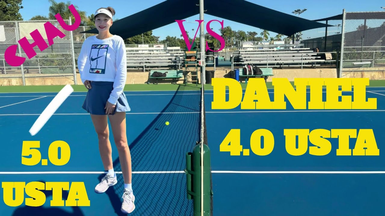 Tennis Battle of the Sexes | Short Match vs Daniel the Regular 4.0 USTA