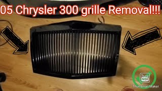 Chrysler 300 2005-10 grille removal