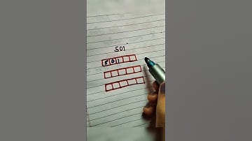 Write 501 in 5 box#IQ#gksawal#viral#status