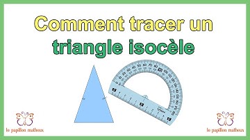 Comment tracer un triangle isocèle avec un rapporteur