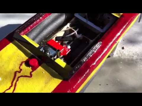 Homemade RC Boat with Homelite Textron 25cc Engine - YouTube   