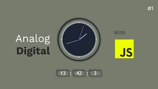 A simple analog and digital clock in JavaScript | Beginners Project screenshot 2