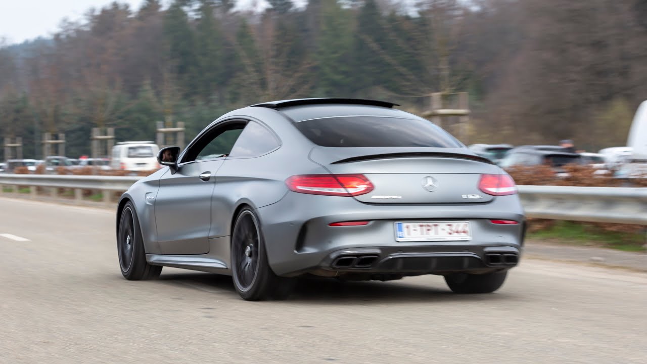 Mercedes C63 S AMG Coupe with Custom Exhaust - LOUD Accelerations ...