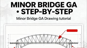 Minor Bridge GAD Explained: Plan, Section, Elevation in 15 minutes 