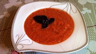 Гаспачо/Gazpacho/Испанский Суп/Холодный Томатный Суп/Простой Пошаговый Рецепт(Вкусно и Быстро)(, 2016-07-07T13:07:30.000Z)