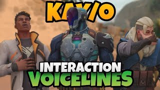 Valorant - KAY/O Interaction Voice lines With Other Agents