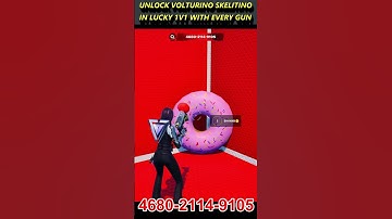 UNLOCK VOLTURINO SKELITINO IN LUCKY 1V1 WITH EVERYGUN FORTNITE CREATIVE