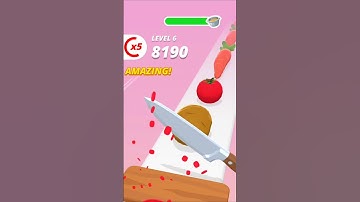 Perfect slice level 6 | #vairalshort #memes #games