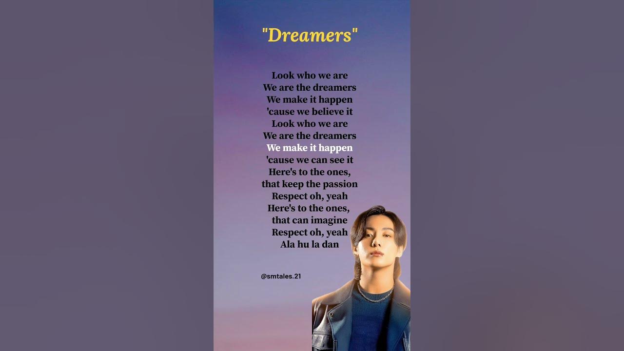 Jungkook - "Dreamers" (ft.Fahad Al Kubaisi) Lyrics (FIFA World Cup 2022) ‎⁨#lyrics #jungkook #bts