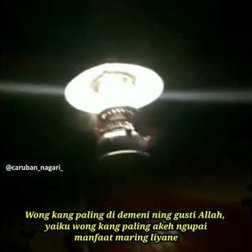 Bermanfaat Untuk Orang Lain || story wa Tembang Jawa Sunan Kalijaga
