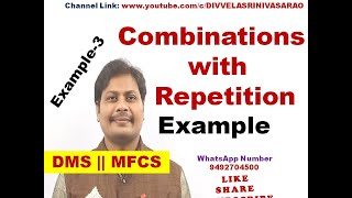 Combinations with Repetition || Permutations and Combinations || Discrete Mathematics || DMS || MFCS