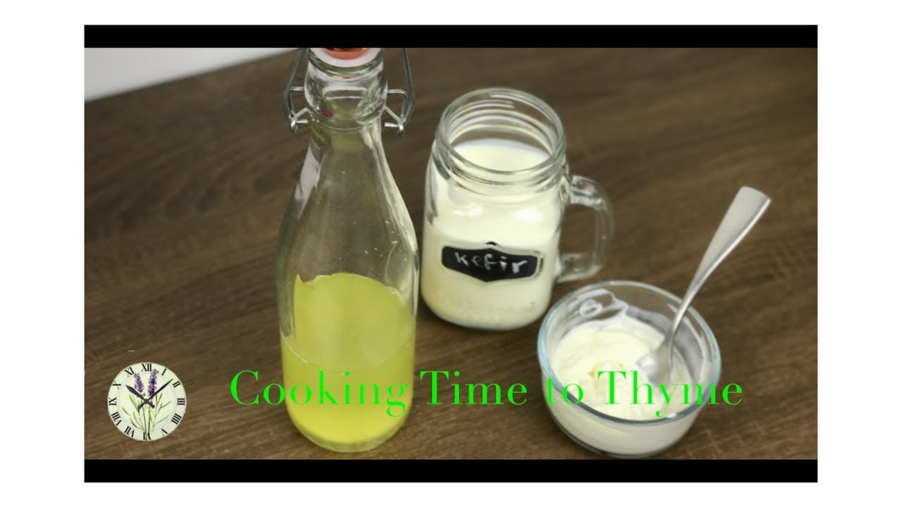 How to Make Kefir, Kefir Yogurt and Kefir Whey (Full of Probiotics