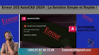 AutoCAD 2024: How to Fix Error 103 Easily
