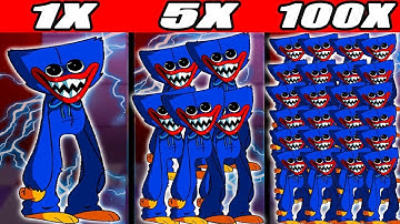 FNF Character Test | A LOT OF Huggy Wuggy| Gameplay VS Playground | FNF Mods