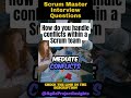 How do you handle conflicts within a Scrum team #professionalscrummaster #job #scrummaster