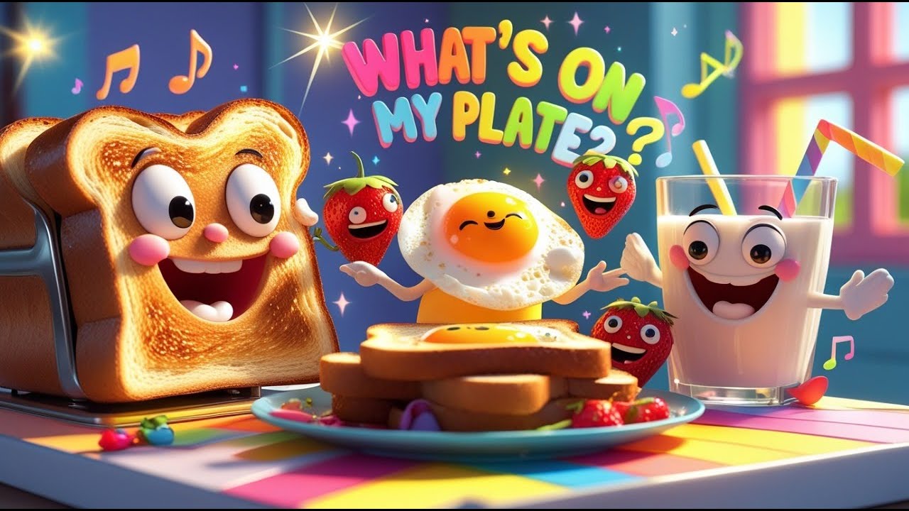Learn How to do Breakfast | What’s on My Plate? | Fun Breakfast Poem ...