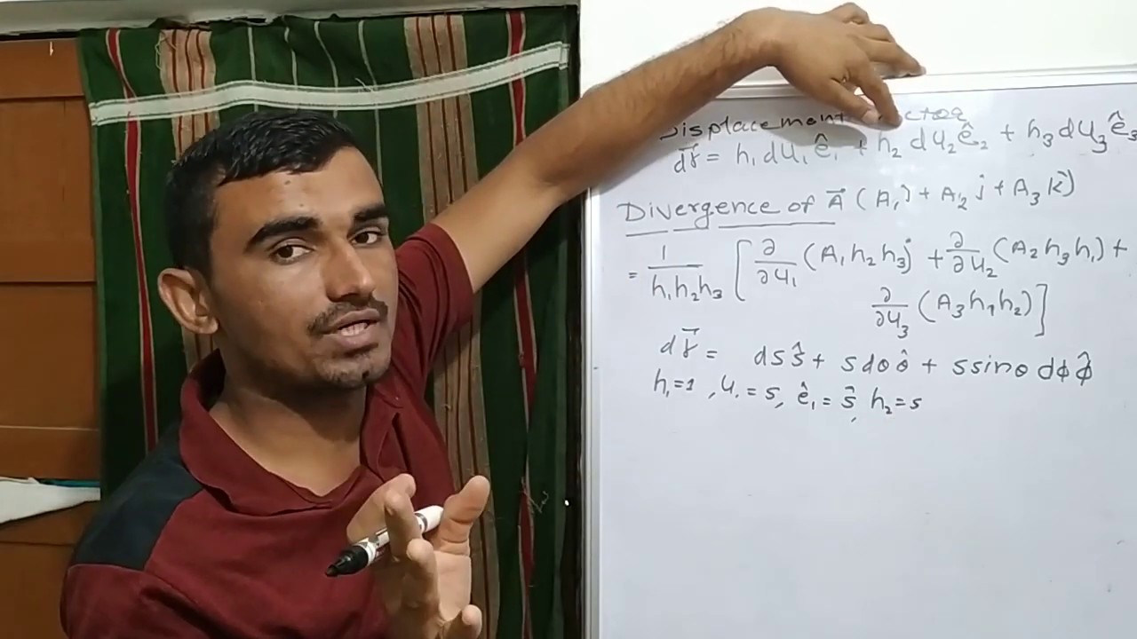 Mathematics - divergence of a vector in spherical coordinates | | Surendra Khilery