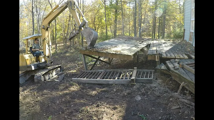 Removing an old deck