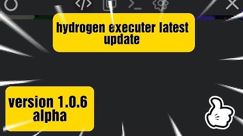 new hydrogen update v1.0.6 go to pin comment to try the new hydrogen and enjoy
