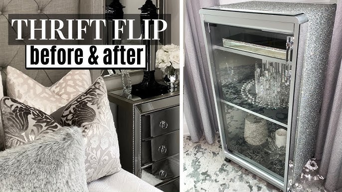 How to Make Mirrored Furniture with Contact Paper, Magic Brush
