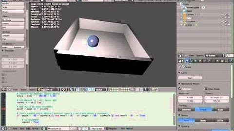 Blender Game Engine soft body + mouse version 2