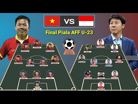 Head To Head Line Up Vietnam U-23 vs Indonesia U-23 Final Piala AFF U-23 2023