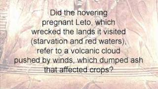 Santorini Eruption The Onset The First Biblical Plague Of Egypt