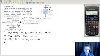 Stress 2 - Week 9 - Question 9.3 using my new calculator