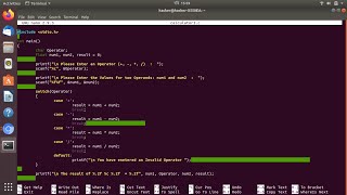 how to make a calculator using c programming language in terminal