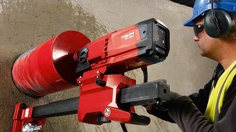 RCC Core Cutting Machine | How to use core cutting machine | Concrete core cutting machine