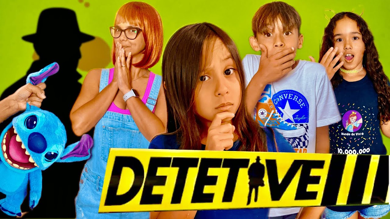 JOGAMOS DETETIVE NA VIDA REAL! QUEM ROUBOU O STITCH?