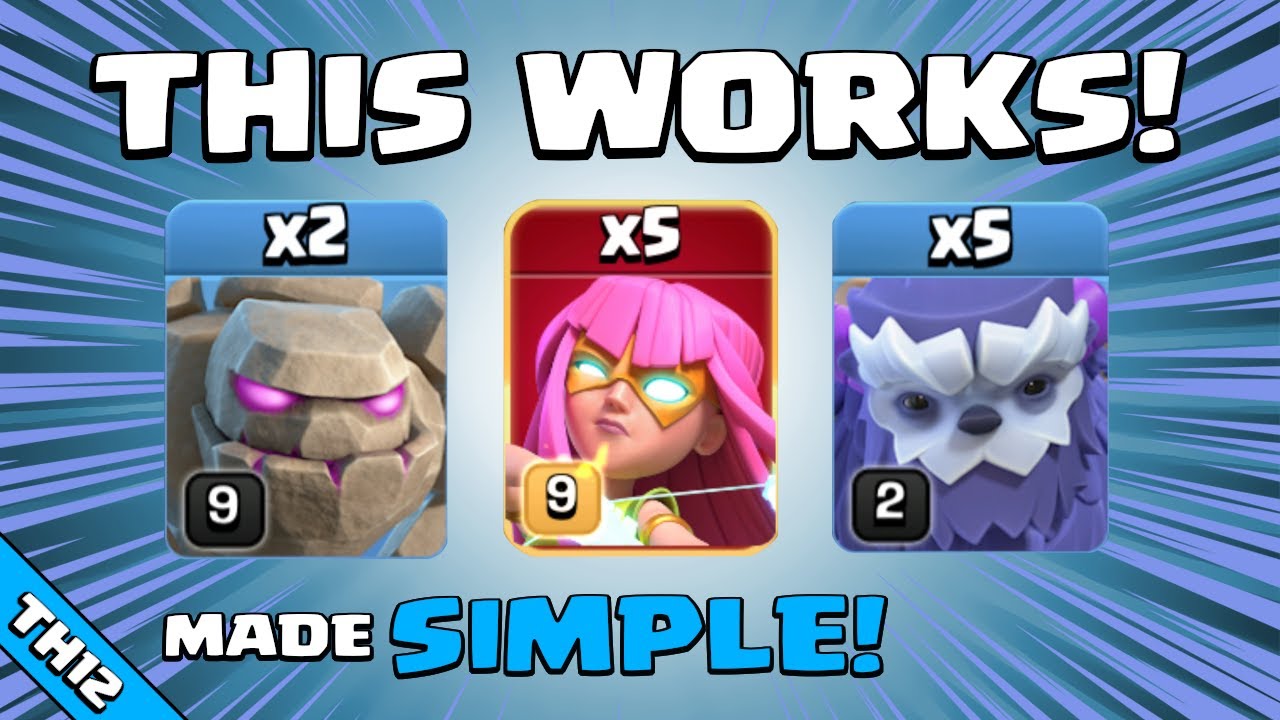 THIS SUPER ARCHER ARMY IS AMAZING! TH12 Attack Strategy | Clash of Clans by  Sir Moose Gaming | Clash Champs