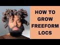 HOW TO GROW FREEFORM LOCS / DREADS