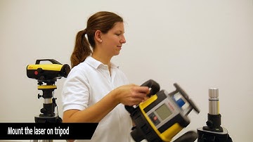 Leica CalMaster - How to set up the hardware for rotating lasers