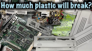 Finishing recapping (power supply and logic board) and rebuilding a Macintosh Performa 6200CD