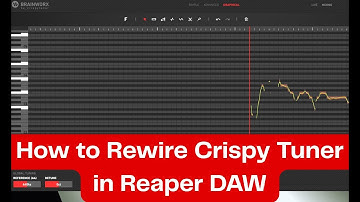 How to ReWire Brainworx Crispytuner with Reaper - easy fix.