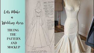 DIY wedding dress | Lets make a wedding dress with a Godet 2