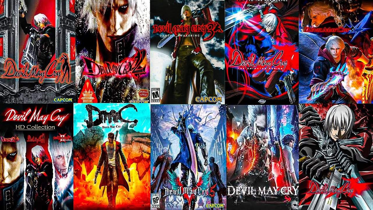 ゲームキャラクター Devil May Cry The Evolution of DEVIL MAY CRY Games (2001-2025) - YouTube