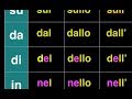 How to Form Articulated Prepositions in Italian