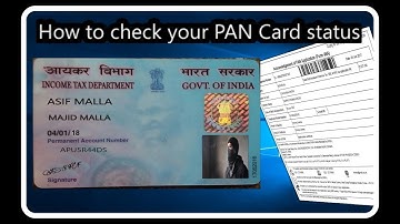 How to check PAN Card status