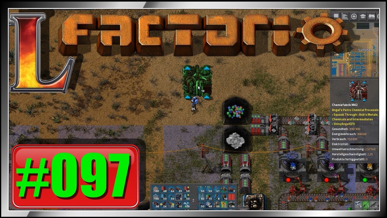 ⚙️ Edelsteine machen ⚙️ Factorio Modpack Folge 097 | lets play Deutsch ...