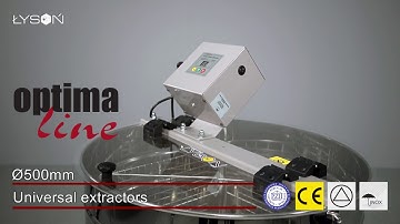 Tangential honey extractor 3-frame electric drive  - introduction