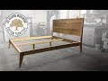 Making a mid century modern king size bed in walnut
