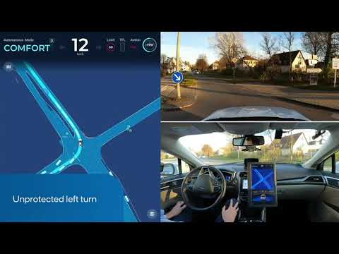 Highlights of Mobileye’s Autonomous Vehicle Driving the Streets of Munich