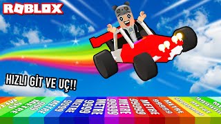 Araba ile Uçup En Uzak Yere Düşüyorum! Roblox Car Race screenshot 2