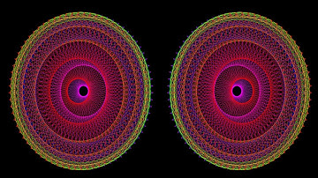 3D Mandala-A, Symmetrical Morph, Patterns 3-5