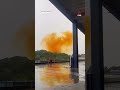 Orange cloud over Pasir Gudang factory after chemical leak